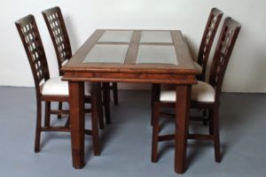 model meja makan kayu