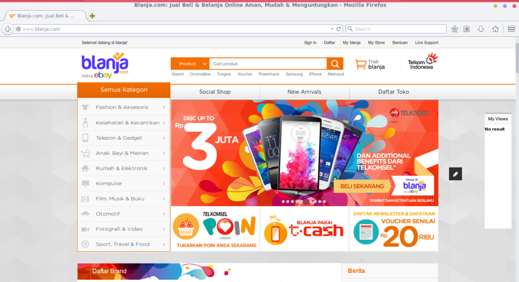 online shop