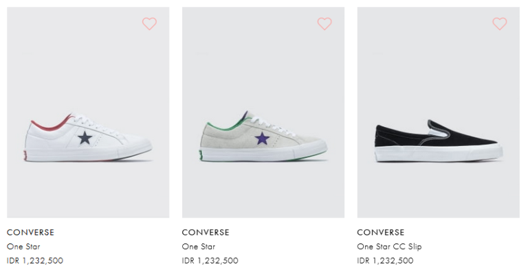 model sepatu converse all star
